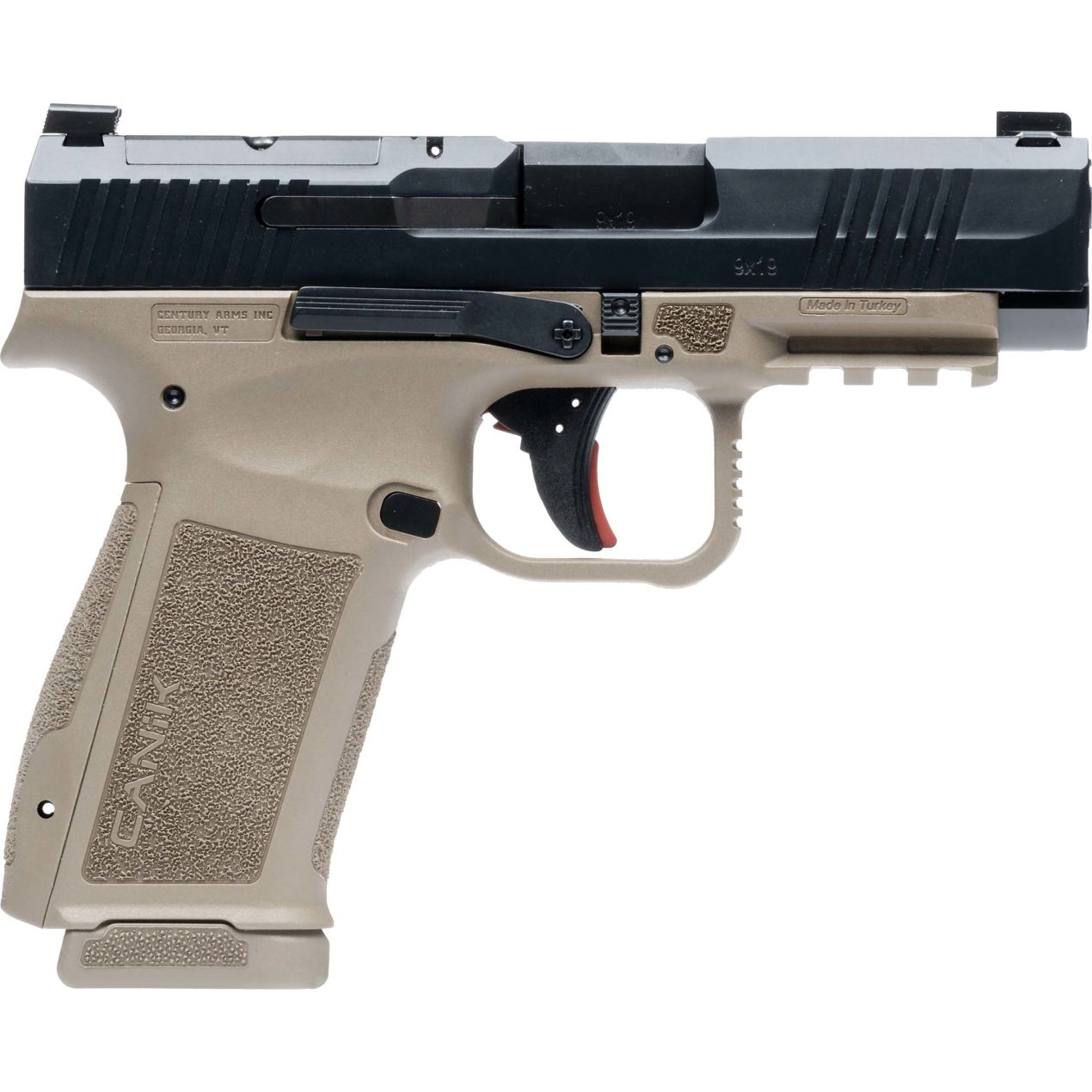 CANIK METE MC9LS 9MM 3.63" 17-RD BLK/FDE SEMI-AUTO PISTOL