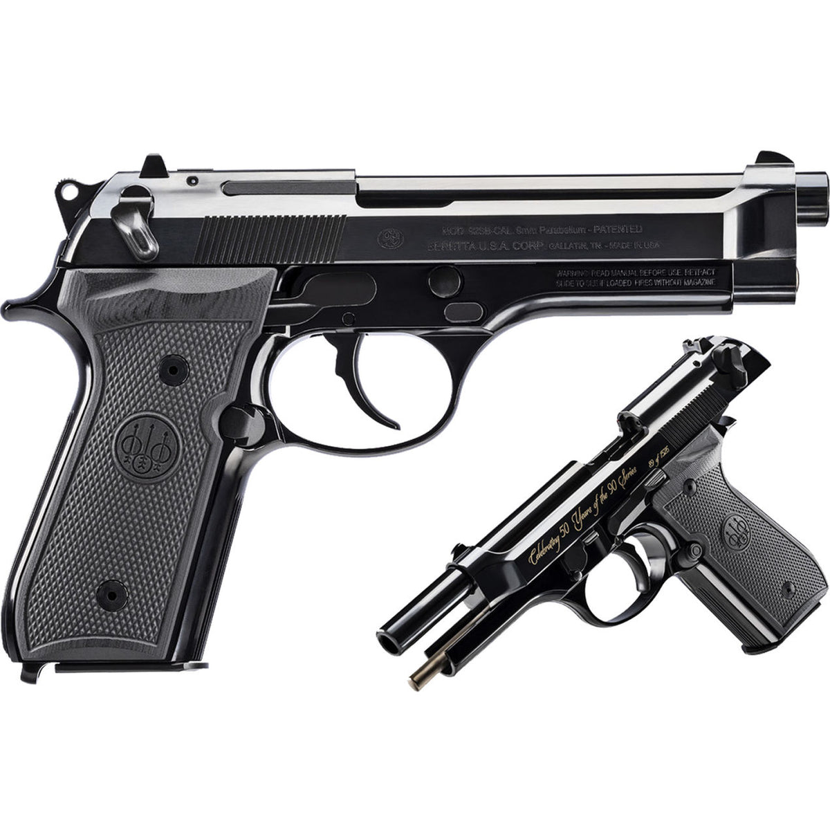 BERETTA 92SB REPRO 50TH 9MM 4.9" 15-RD SEMI-AUTO PISTOL