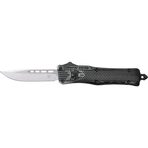 CobraTec Large Stonewash CTK-1 Drop Point Out The Front