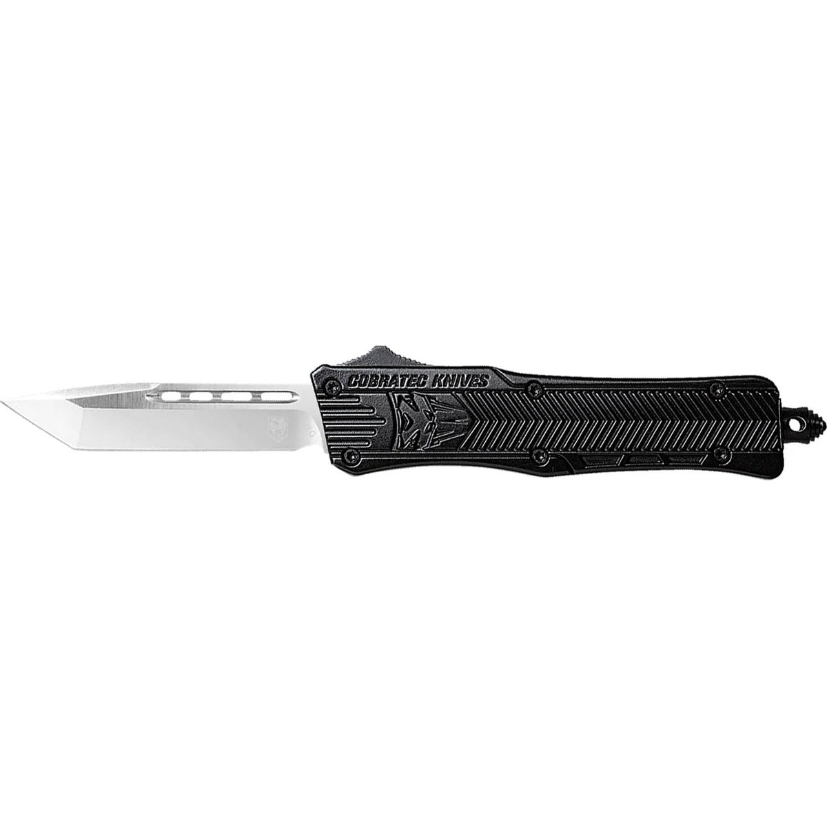 CobraTec Medium CTK-1 Black Tanto Out The Front
