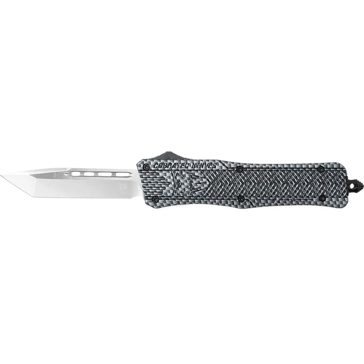 CobraTec Medium Carbon Fiber CTK-1 Tanto Out The Front