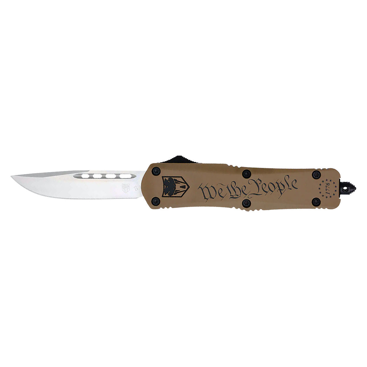 CobraTec Medium FS-3 We The People Drop Point Out The Front