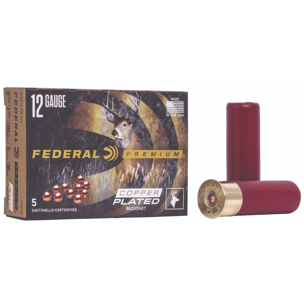 Federal Vital-Shok Buckshot 12 Ga 3'' 15 00 Buck