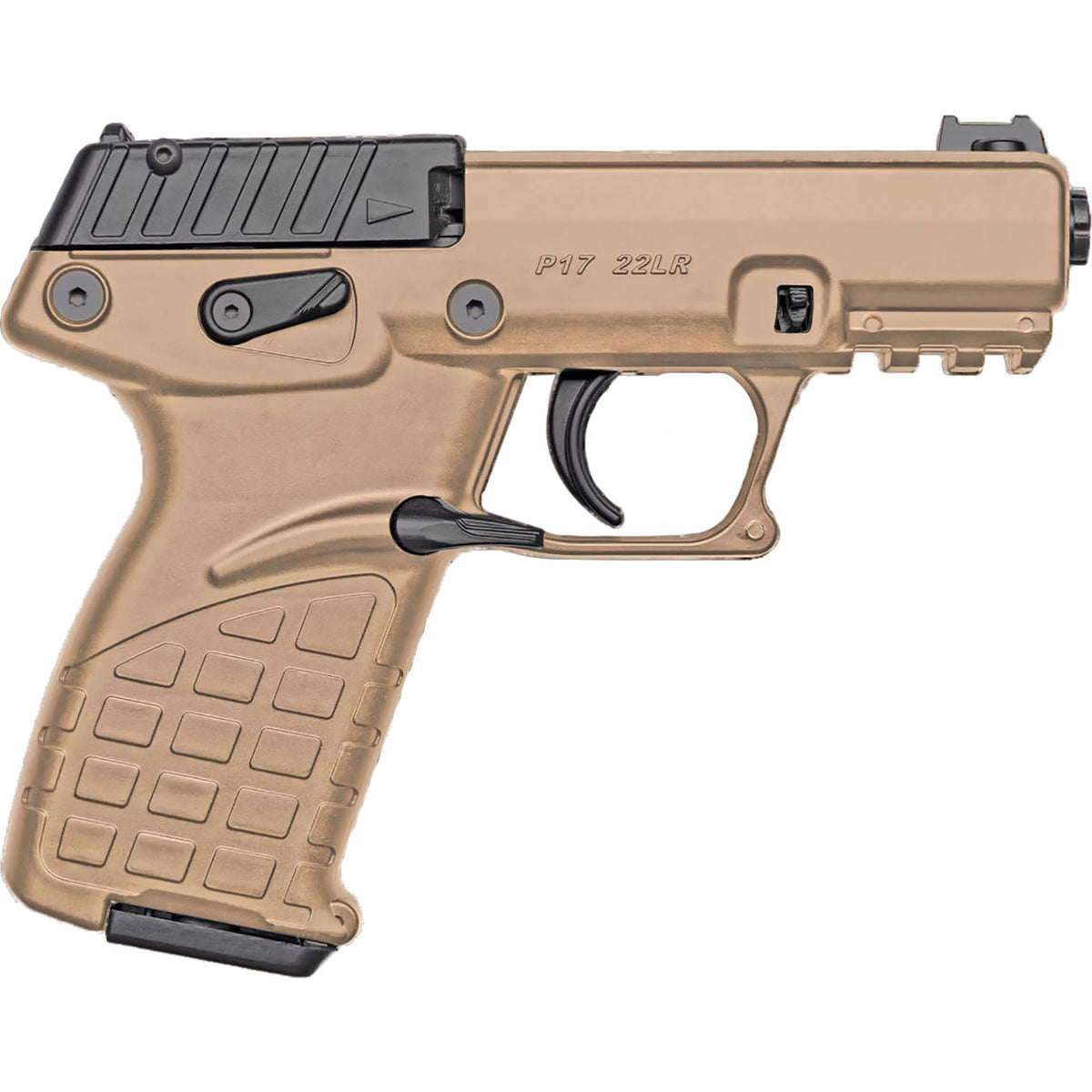 KEL TEC P17 TAN 22 LR 3.93" 17-RD SEMI-AUTO PISTOL