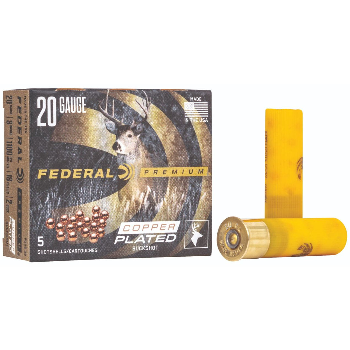 Federal Vital-Shok Buckshot 20 Ga 3'' 18 2 Buck