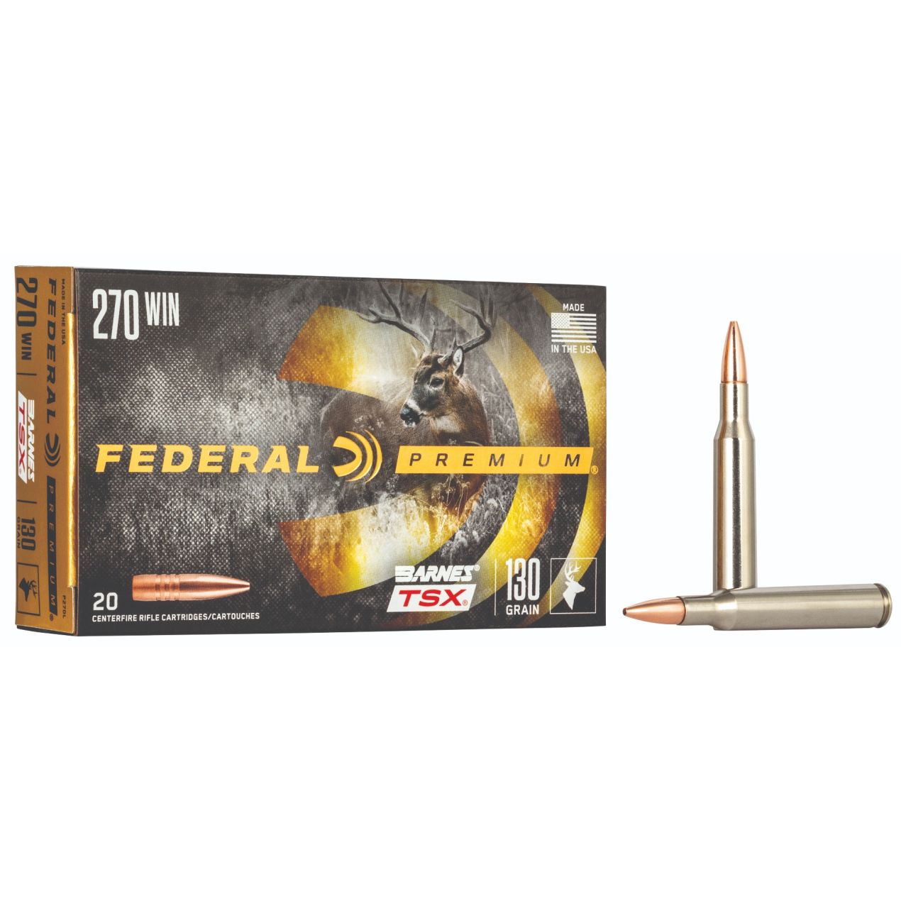 Federal Barnes TSX 270 Win 130 Grain Barnes TSX