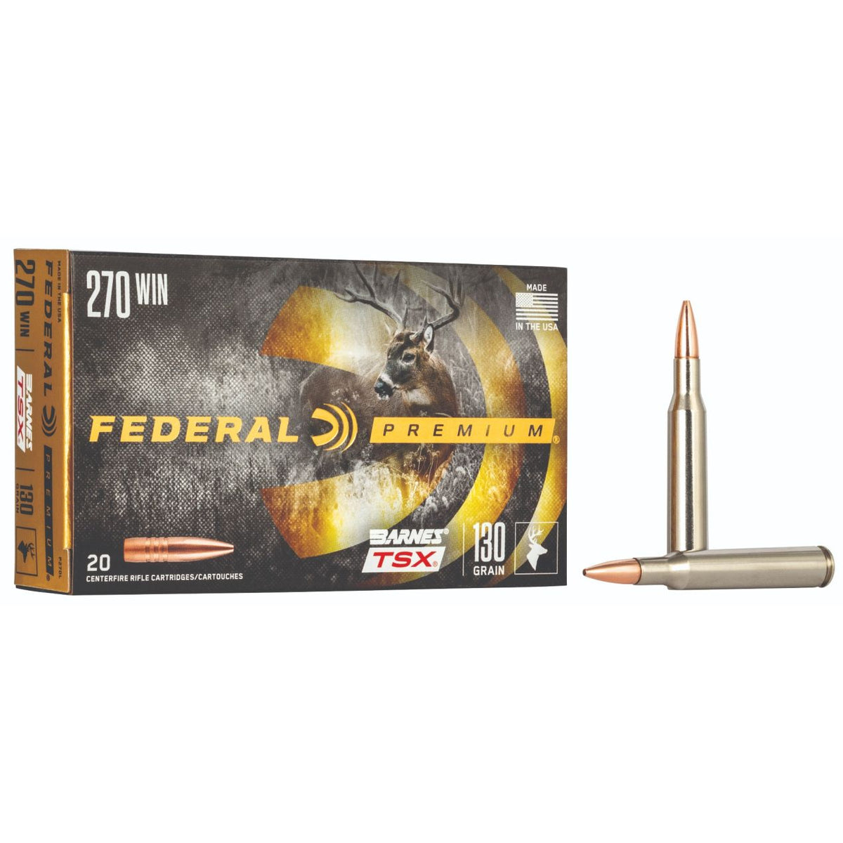 Federal Barnes TSX 270 Win 130 Grain Barnes TSX