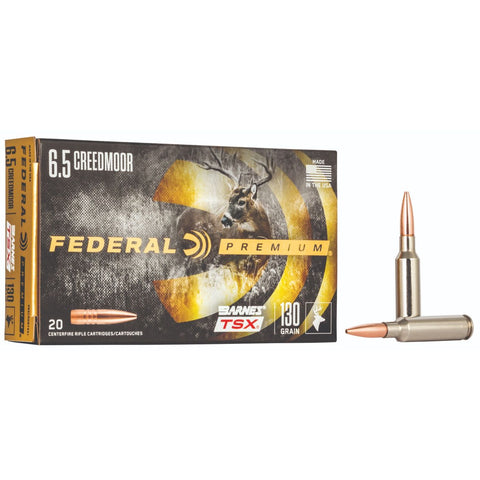 Federal 6.5 Creedmoor 130GR Barnes TSX