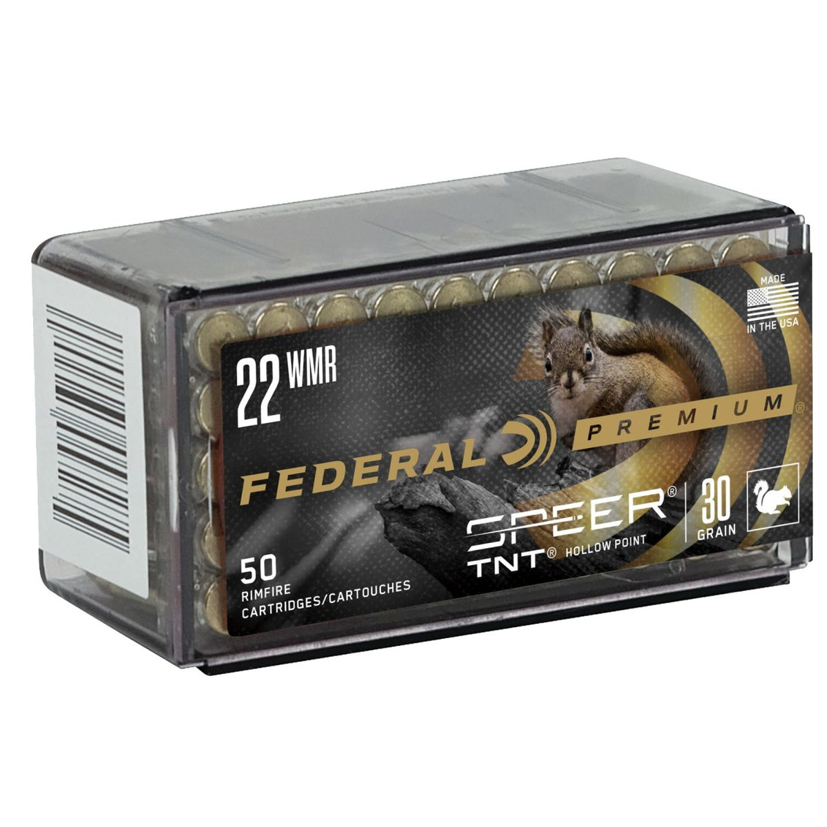 Federal 22 WMR 30 Grain Speer TNT HP