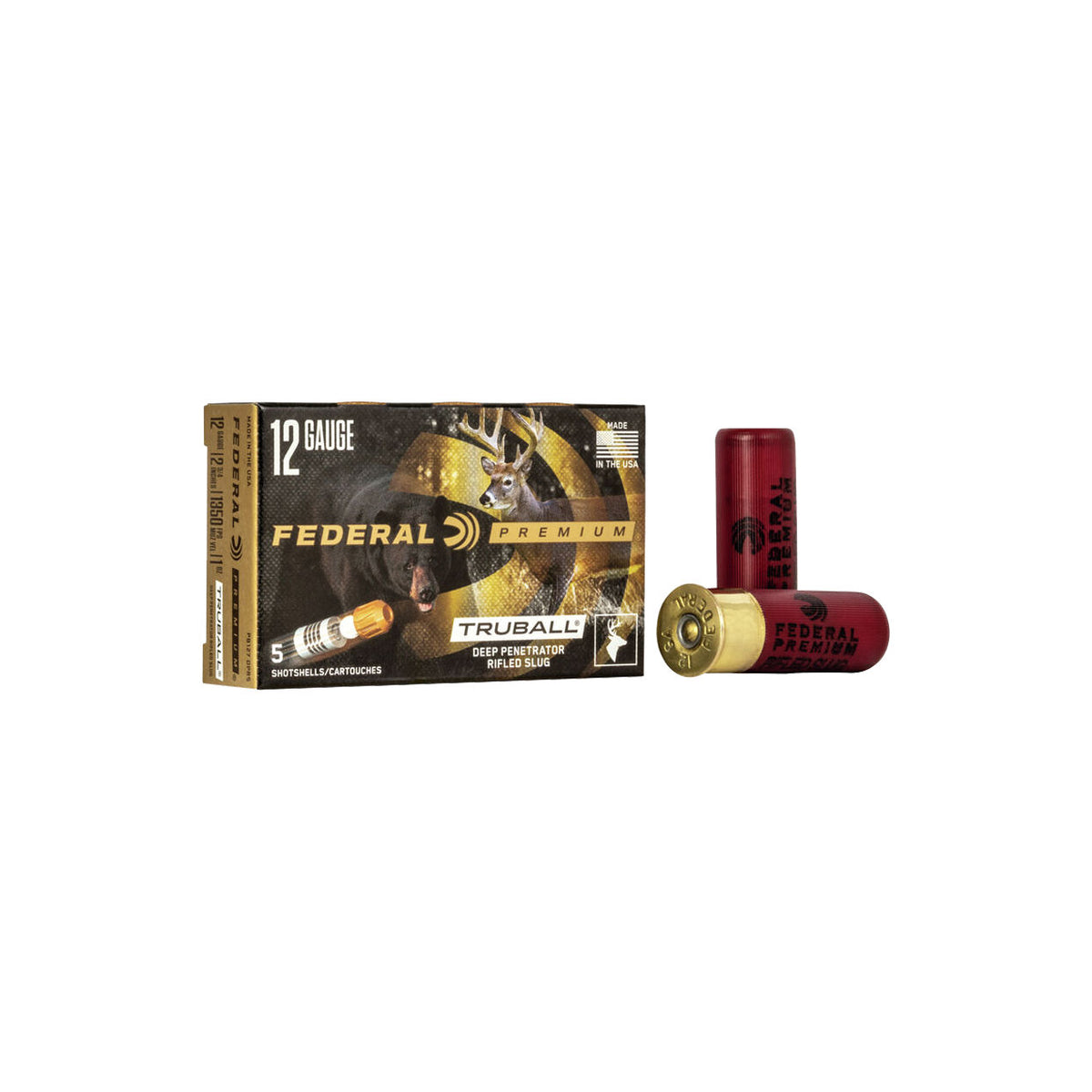 Federal TruBall 12 Gauge 2.75'' Deep Penetrator Rifled Slug