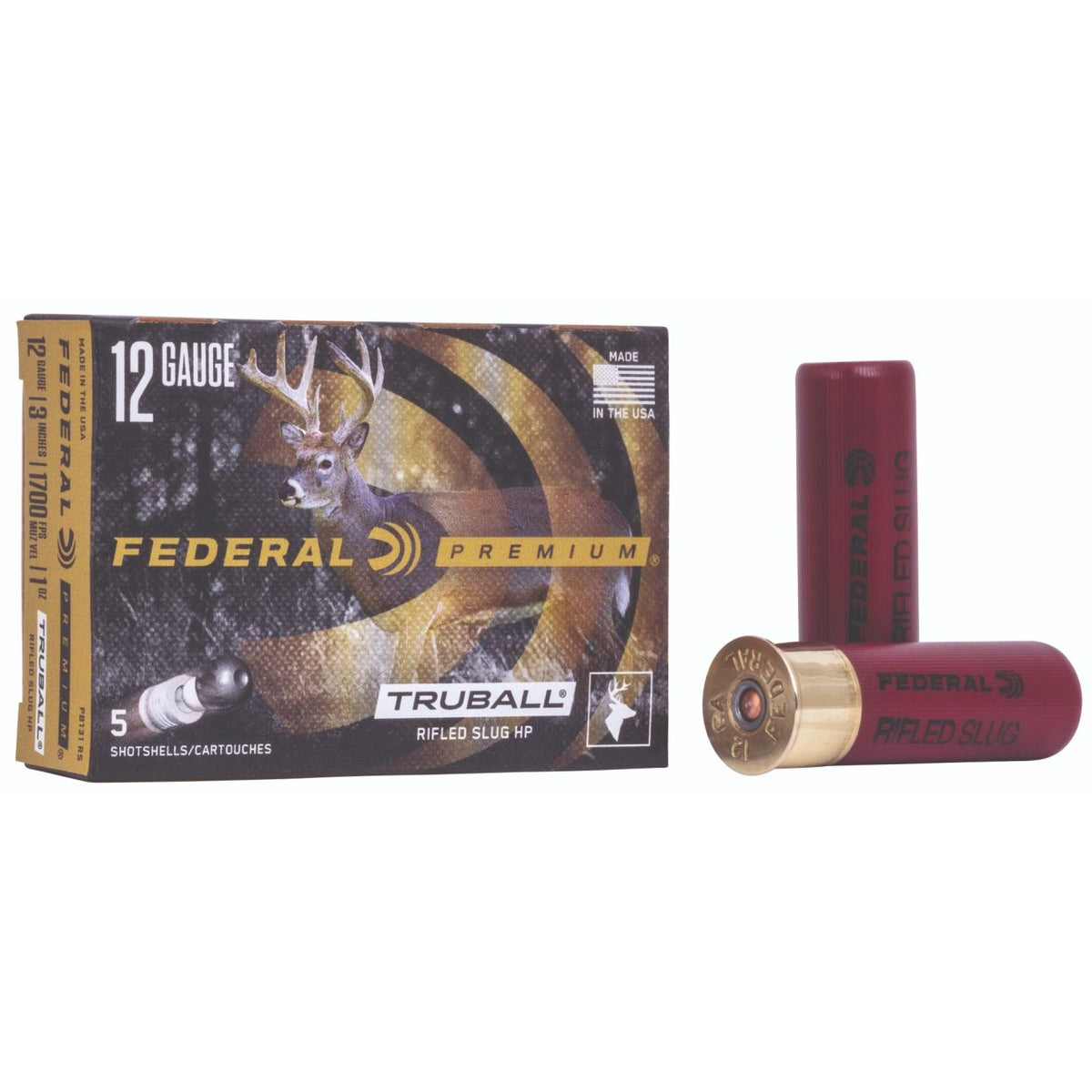 Federal TruBall 12 Gauge 3'' HP Rifled Slug