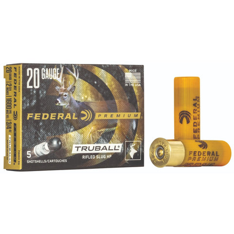 Federal TruBall 20 Gauge 2.75'' HP Rifled Slug