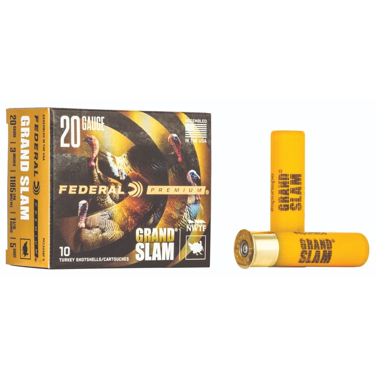 Federal Grand Slam Lead Shot 20 Ga 3'' 5
