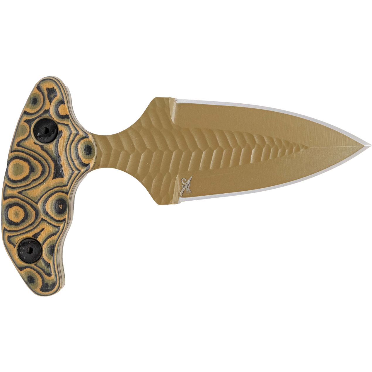STROUP KNIVES SD1 DAGGER FDE CAMO