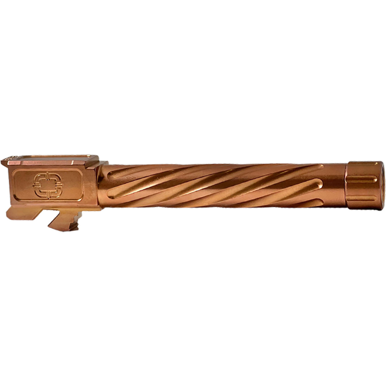 Shadow Systems 9mm Full Size Threaded Fluted Bronze Barrel