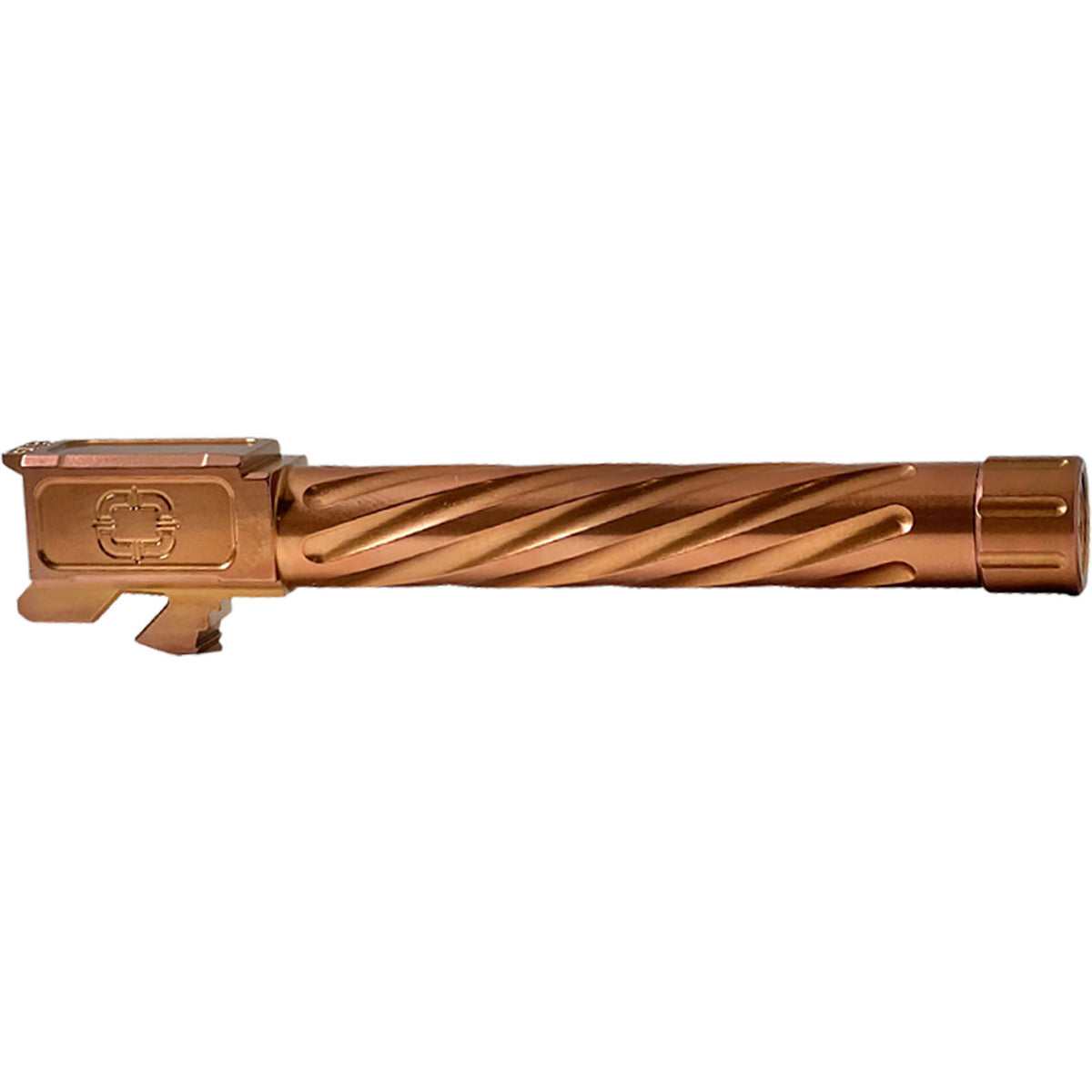 Shadow Systems 9mm Full Size Threaded Fluted Bronze Barrel