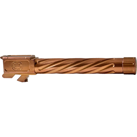 Shadow Systems 9mm Full Size Threaded Fluted Bronze Barrel
