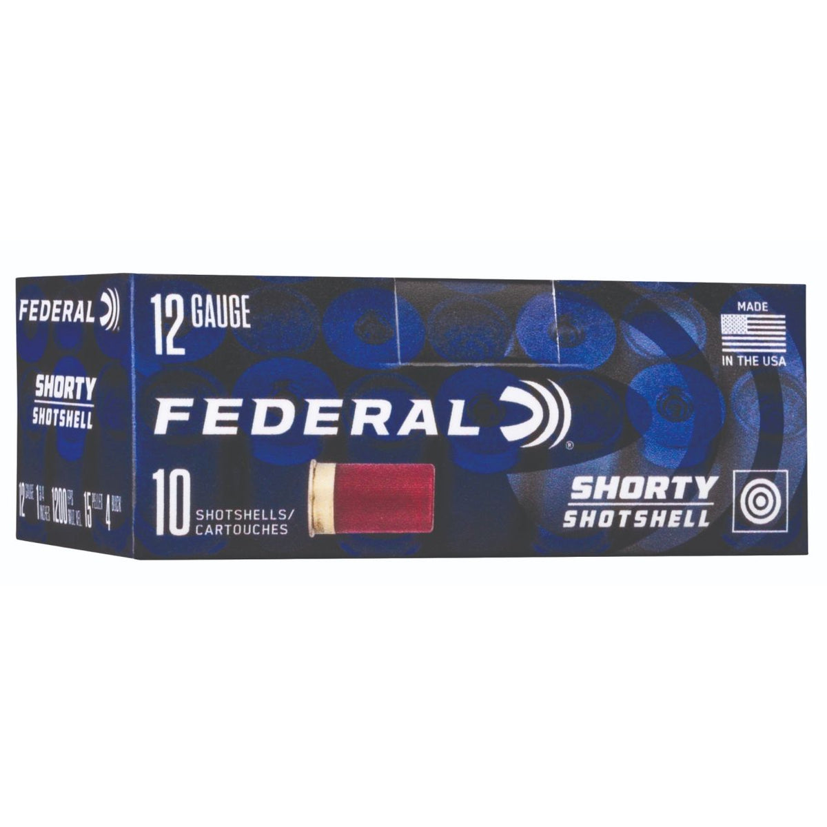 Federal Shorty Shotshells 12 Ga 1.75'' 4 Buck