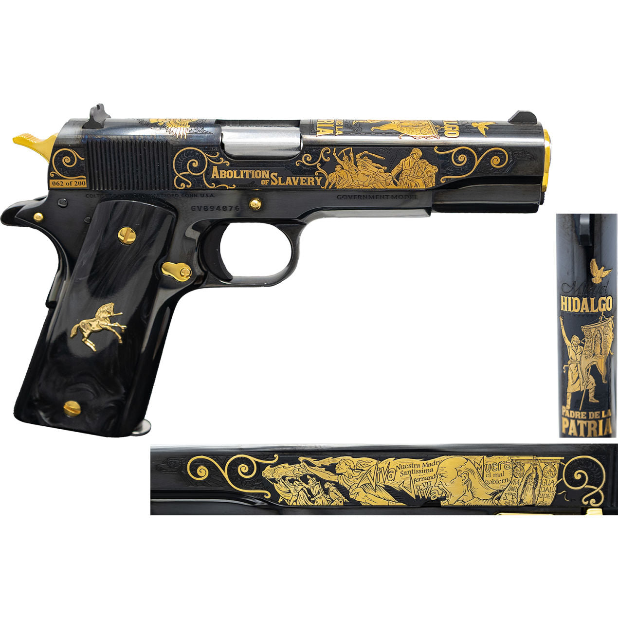 COLT 1911 MIGUEL HIDALGO 38 SUPER 5" 9-RD SEMI-AUTO PISTOL