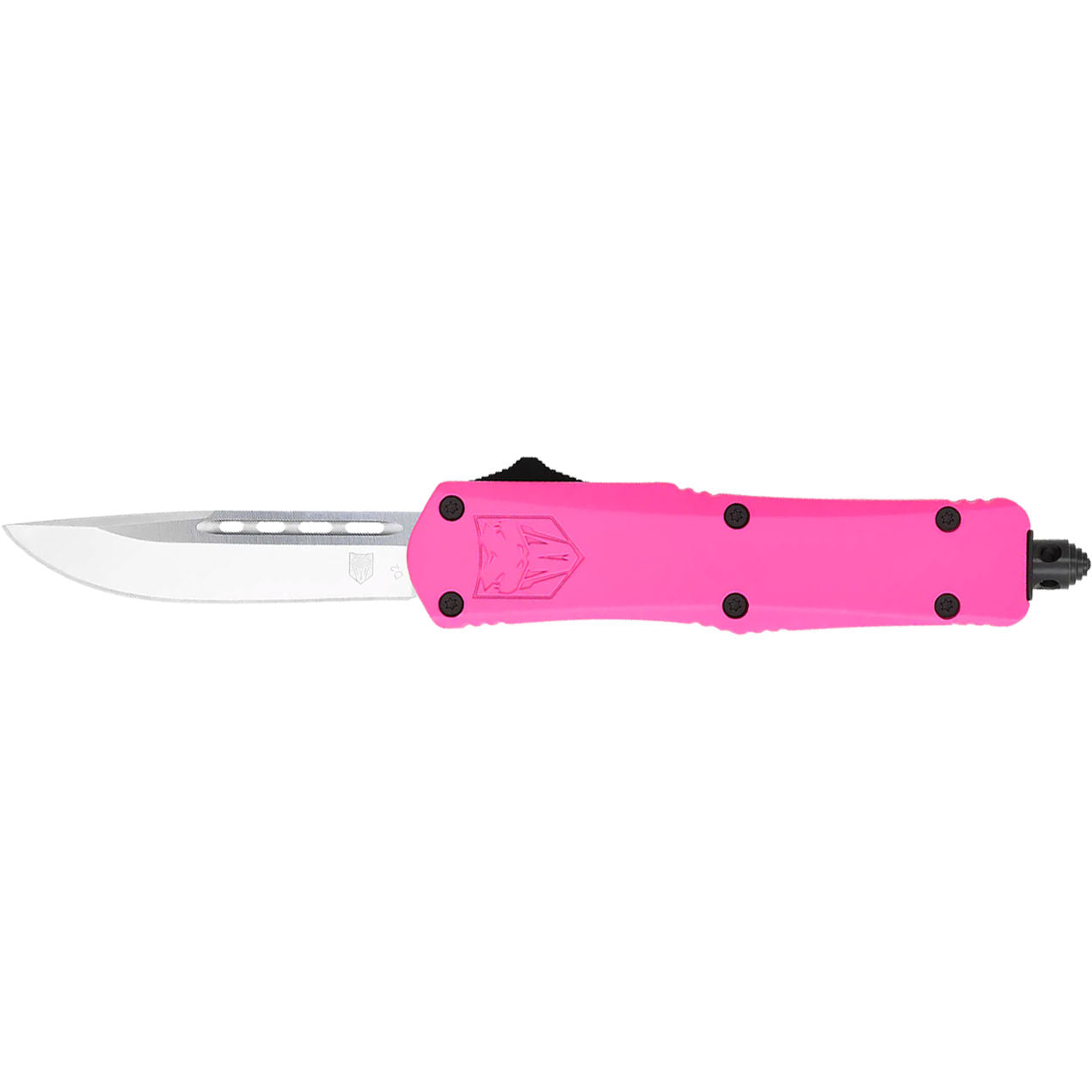CobraTec Small FS-3 Pink Drop Point Out The Front