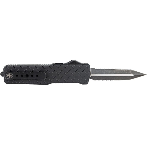 Templar Premium Weighted SZ Diamond Plate Dagger Serrated D2